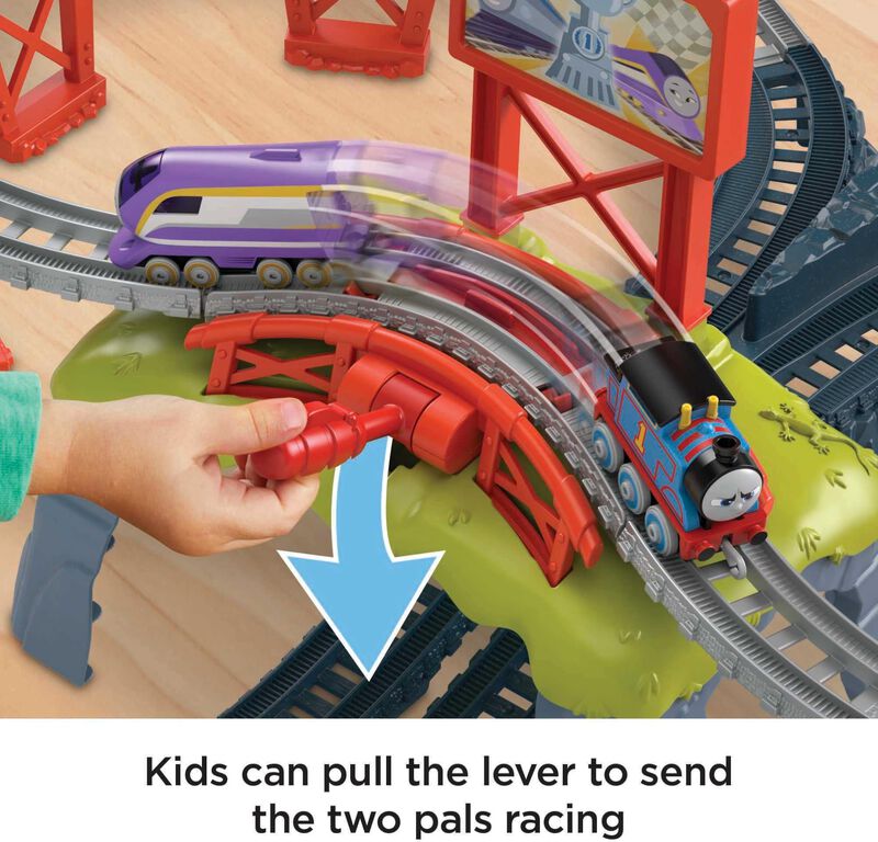 Toy Train Set Thomas Y Sus Amigos Compiten Por ... image number null