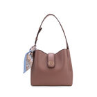 Bolsa Briefcase Mediana Con Mascada Color Rosa