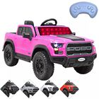 Camioneta El&eacute;ctrica Montable Para Ni&ntilde;os 12v Control Remoto Bluetooth Luces Sonidos Apta Desde 3 A&ntilde;os - Rosa
