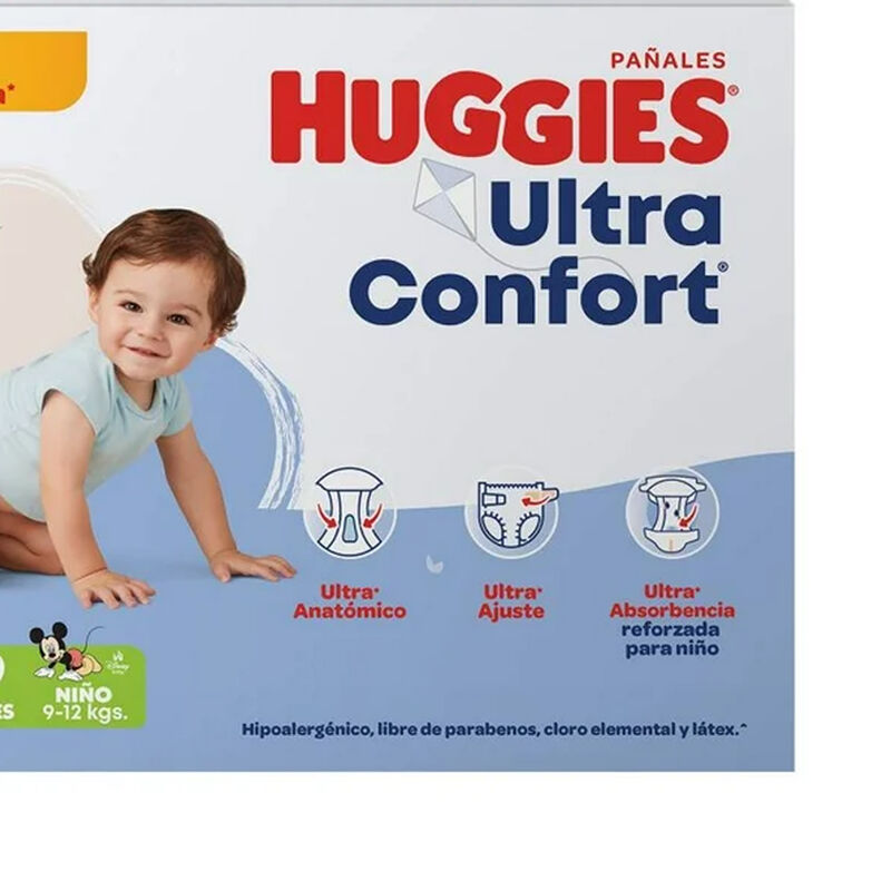 Pa&ntilde;ales Huggies Ultraconfort Etapa 4 Ni&ntilde;o 99 Pa... image number null