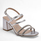 Dayana Foncy Zapatillas de fiesta para mujer plata