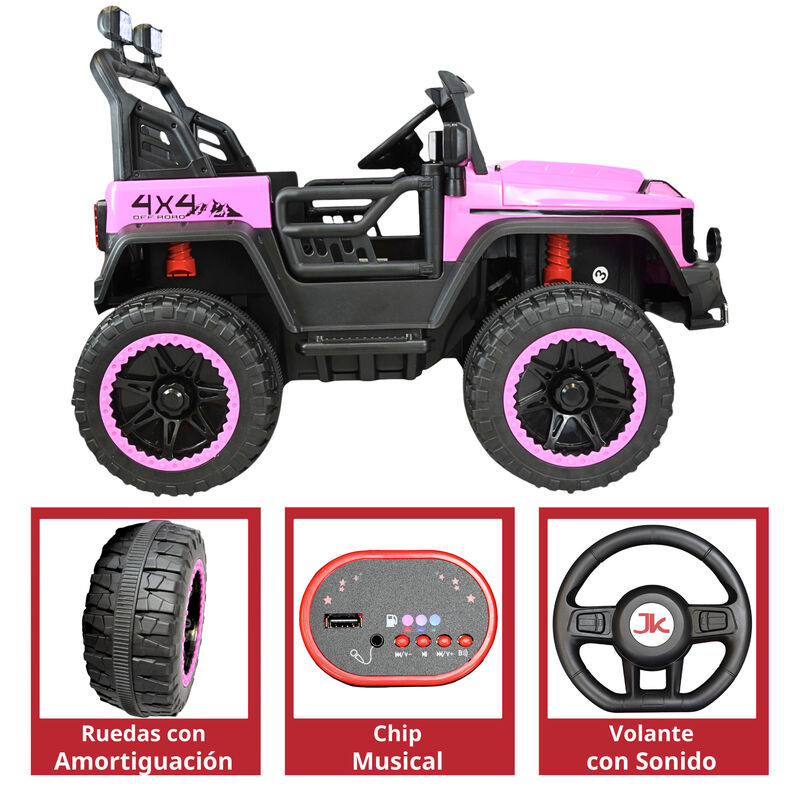 Montable El&eacute;ctrico Camioneta 4x4 para Ni&ntilde;os Con... image number null