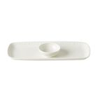 Juego De Bandeja Y Cuenco Lenox 2.43 De Porcelana Blanca
