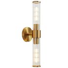 Aplique De Pared Para Ba&ntilde;o Vaziden Dorado 50x12x12 Cm 110 V