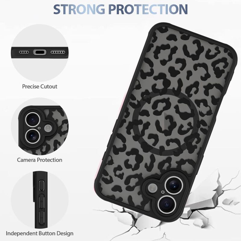 Funda Magn&eacute;tica Aigomara para iPhone 16 Negro L... image number null