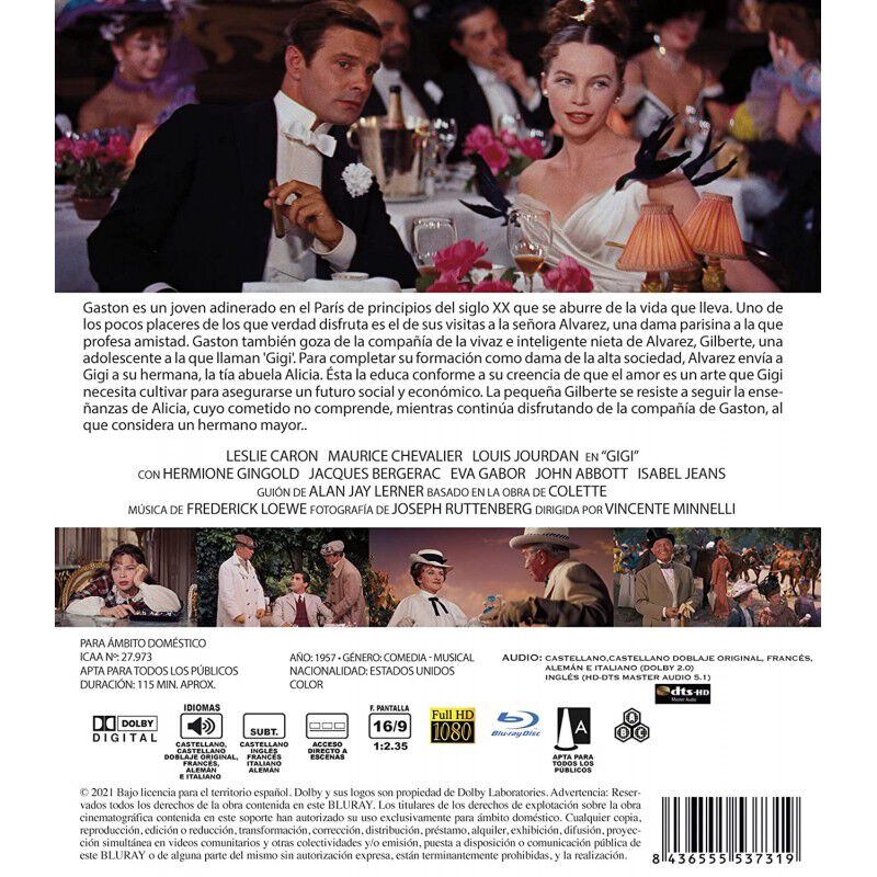 Gigi Bd 1958 [blu-ray] image number null
