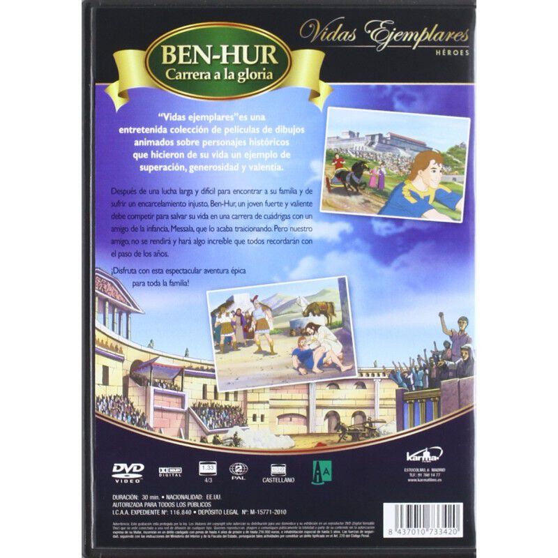 Ben-Hur: carrera hacia la gloria [DVD] image number null