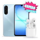 Combo Smartphone  Samsung Galaxy A17 128gb 4gb Ram Azul + Aud&iacute;fonos Bluetooth