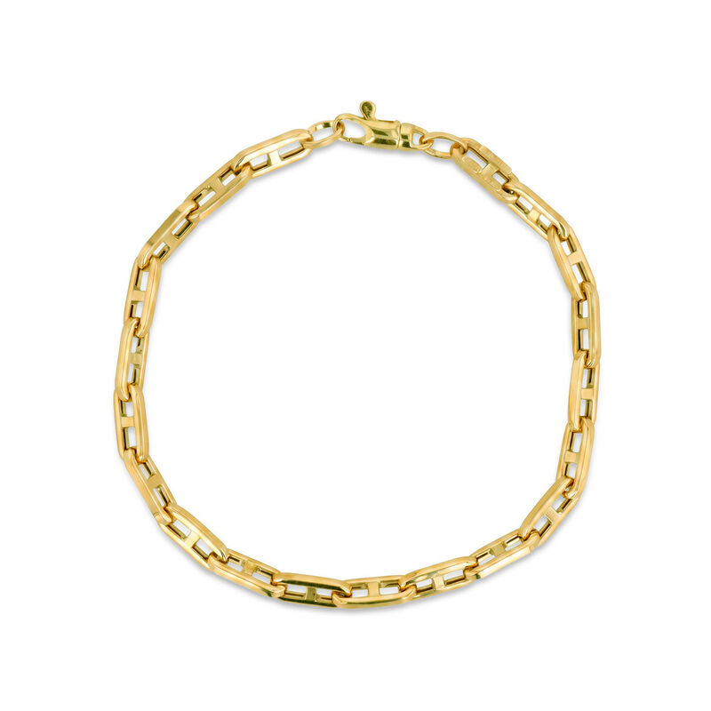 Pulsera De Oro Amarillo 10k (20cm Aprox) image number null