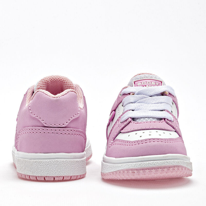 Boost Tenis para beb&eacute; ni&ntilde;a rosa blanco image number null