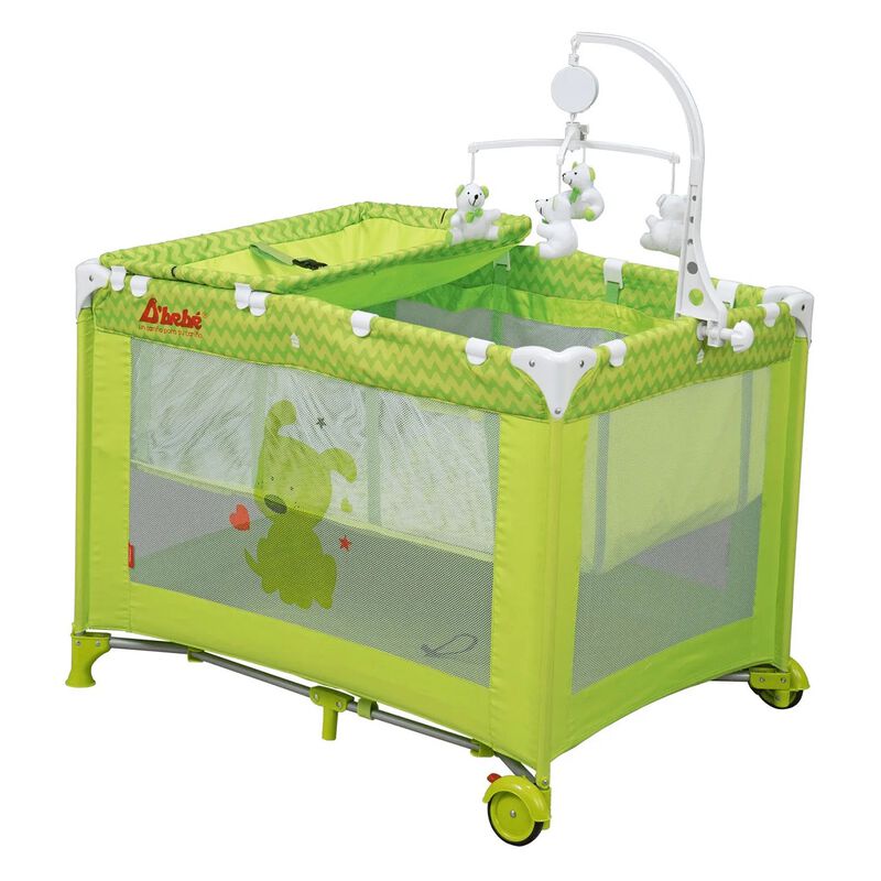 Cuna Corral D Bebé Zoo Baby Verde image number null