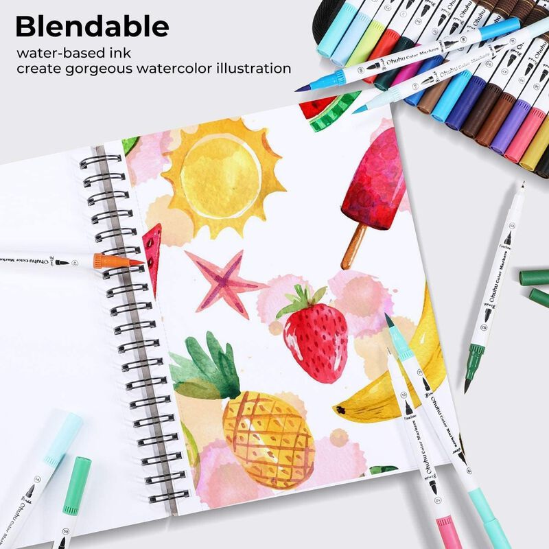 Rotuladores Para Colorear Ohuhu Maui White 36 C... image number null