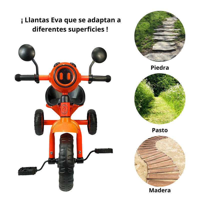 Triciclo Infantil con Luz y Sonido, 3 a 5 A&ntilde;os ... image number null