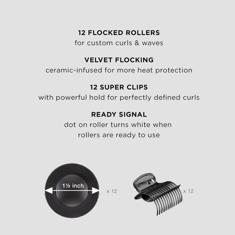Cer&aacute;mica Conair De Hot Rollers Para Cabello Lar... image number null