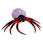 Inflable Halloween Ara&ntilde;a Gigante Luz Led 230 Cm