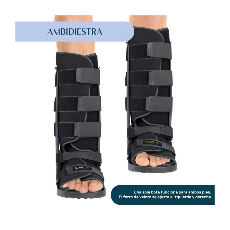 Bota Ortop&eacute;dica Larga Inmovilizador Tobillo Gra... image number null