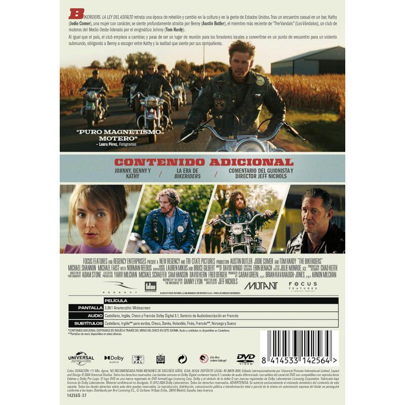 Bikeriders. La Ley del Asfalto [DVD] (2023) The... image number null