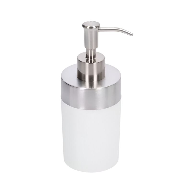 Dispensador De Acero Inoxidable Con PVC Blanco ... image number null