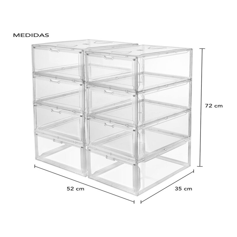 Zapatera Transparente Apilable AG BOX Modelo MA... image number null