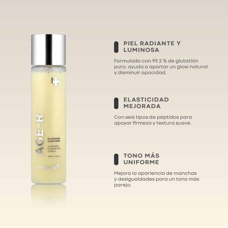 Medicube Age-r Glutathione Glow Toner 140ml image number null