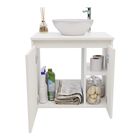 Lavamanos Elevado GualiI ,Mueble Flotante para Ba&ntilde;o con Almacenamiento i, Blanco