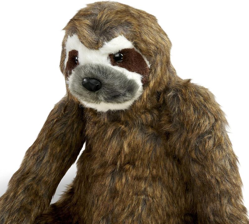 Melissa & Doug Peluche Realista De Perezoso, 14... image number null