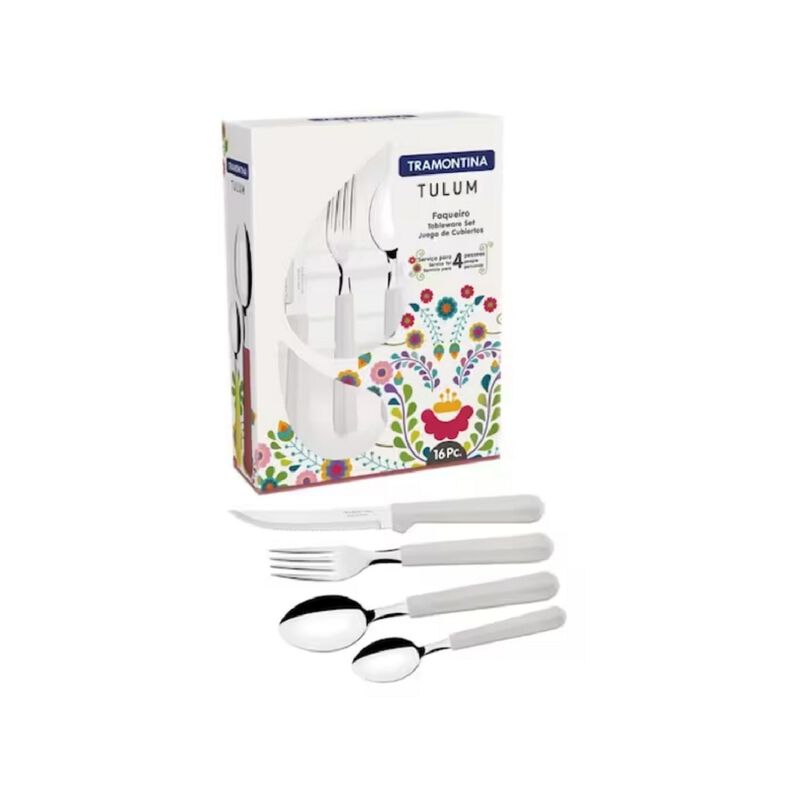 Bater&iacute;a Tramontina Turim Roja 31 Pzas Cuchillos... image number null