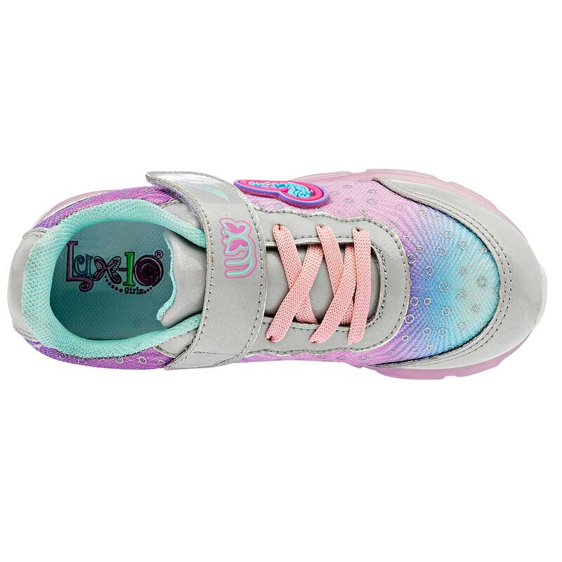 Lux-10 Tenis urbano para ni&ntilde;a gris multicolor, ... image number null
