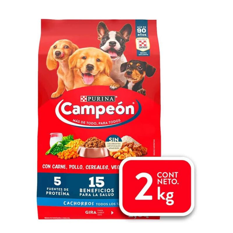 Purina Campe&oacute;n Para Cachorros Todos Los Tama&ntilde;os... image number null