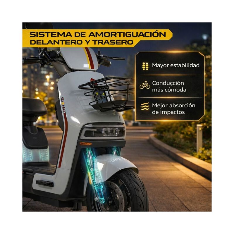 Bicicleta Electrica 3 Velocidades 100km/h 350w ... image number null