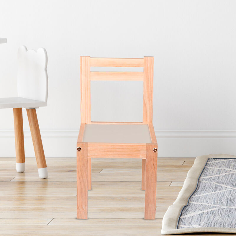 Silla de Madera Nórdica Barnizada para Niños - ... image number null