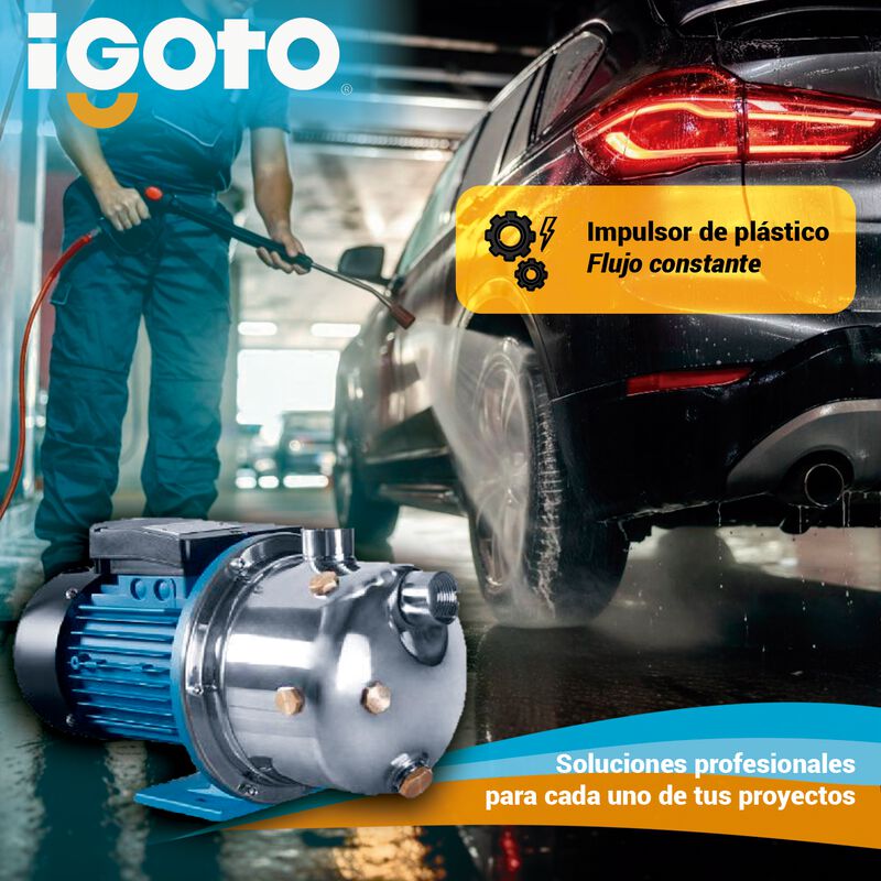 Bomba Electrica Tipo Jet 3/4 Hp Acero Inoxidabl... image number null