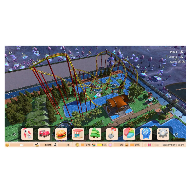 Juego Rollercoaster Tycoon Deluxe Nintendo Swit... image number null