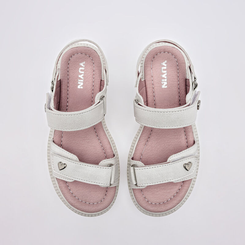 Yuyin sandalia para ni&ntilde;a blanco cod 140878-D image number null