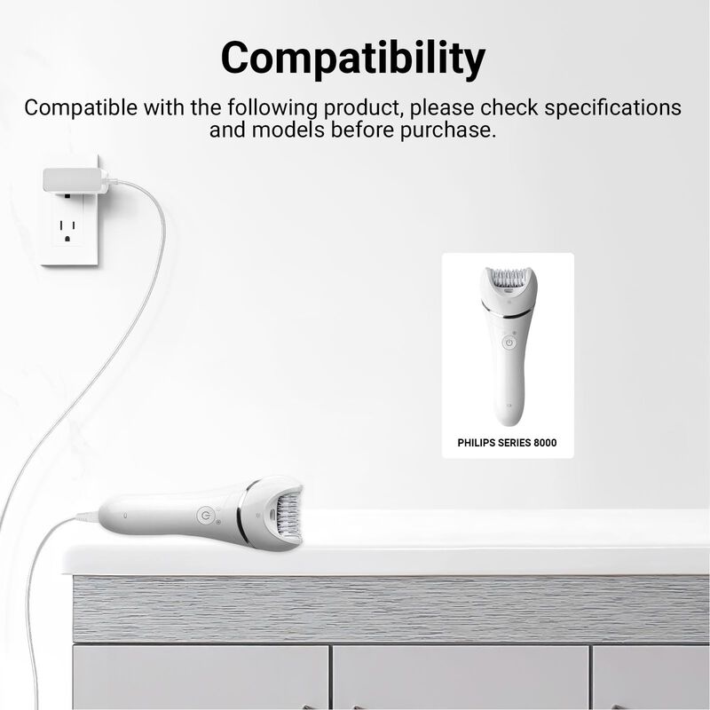 Cargador Compatible Con La Depiladora Philips S... image number null