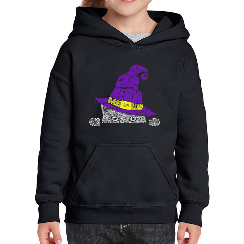 Sudadera Con Capucha Word Art Para Ni&ntilde;a - Gato ... image number null