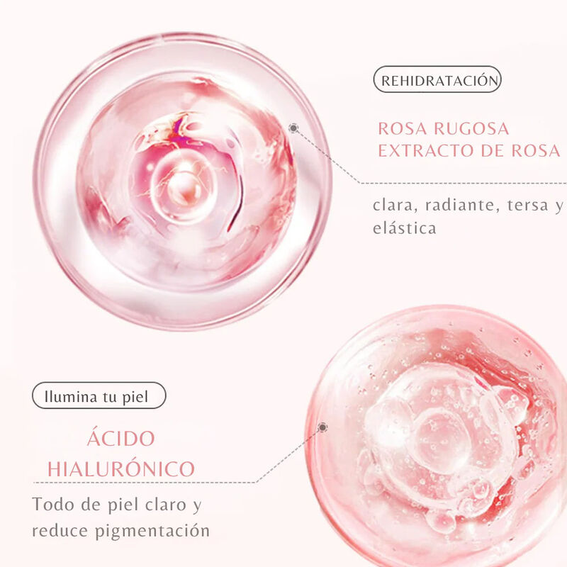 Kit Skincare Bioaqua 6 Pasos De Agua De Rosas Y... image number null