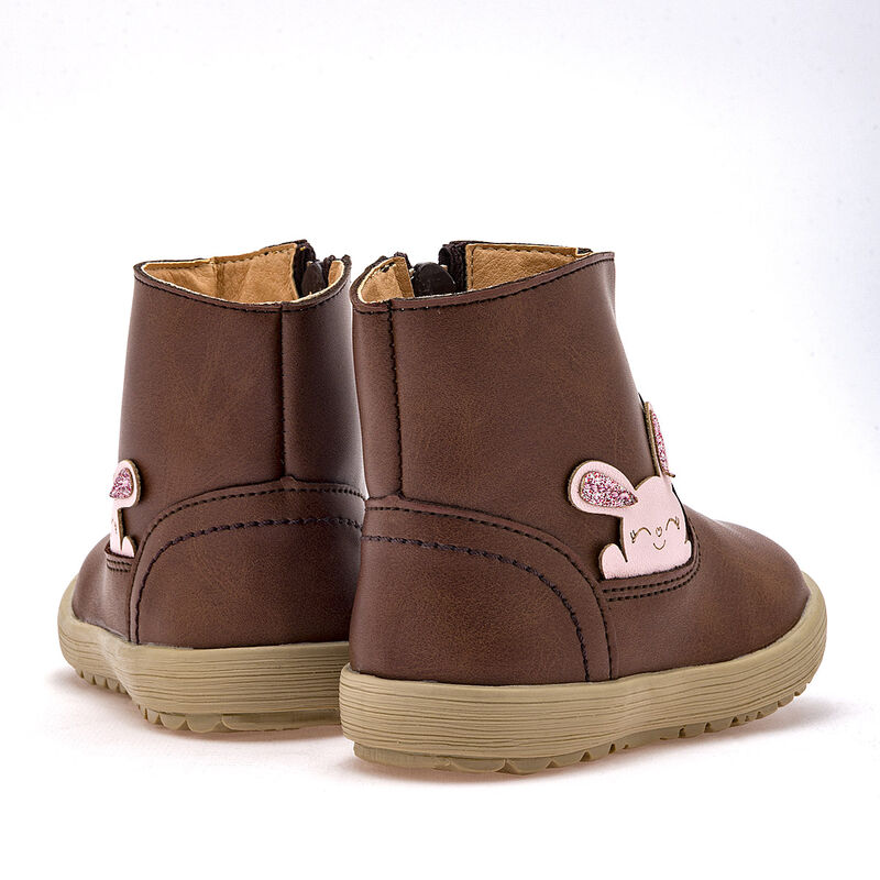 Yondeer Botitas para beb&eacute; ni&ntilde;a caf&eacute; image number null