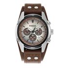 Reloj Fossil Coachman Ch2565 Chronograph Para Hombre, Plateado/marr&oacute;n