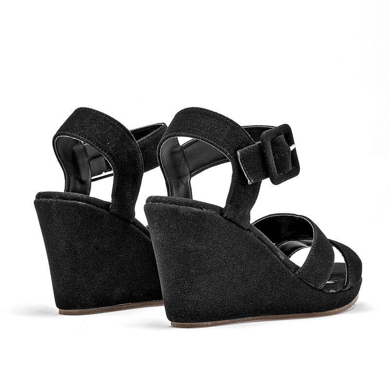 Been Class sandalia cu&ntilde;a para mujer negro cod 1... image number null