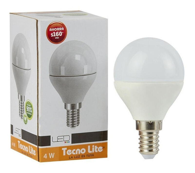 Foco Led 4w E14 160 Grados 100-240v Luz Calida ... image number null