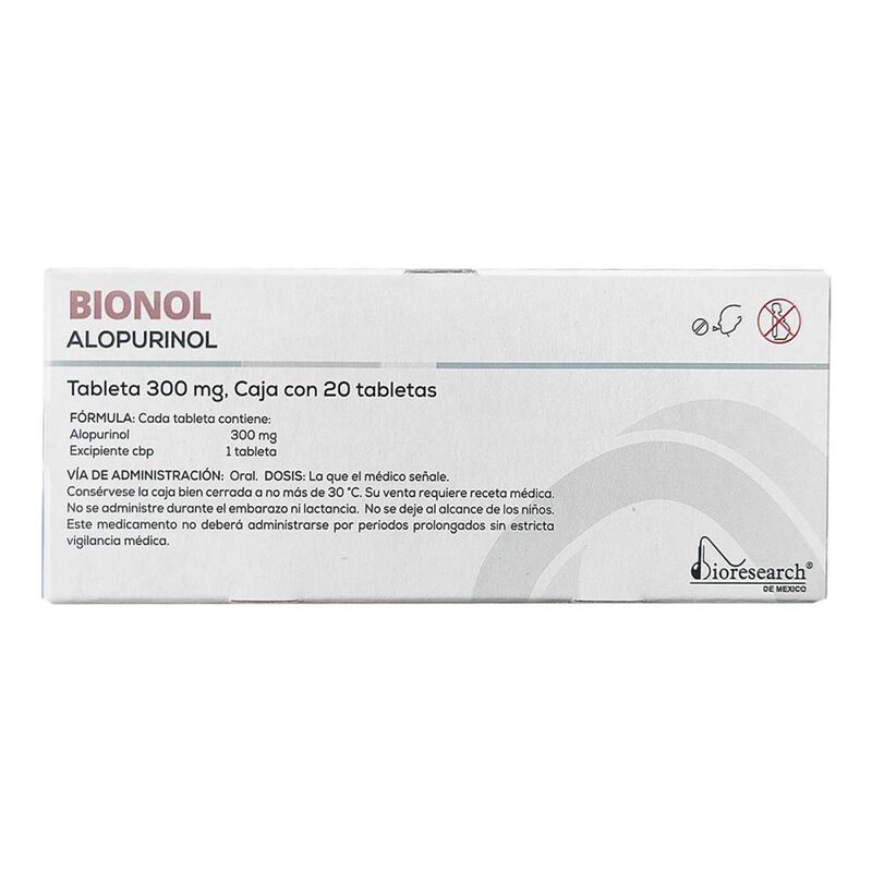 Bionol 300 Mg 20 Tableta(s) image number null