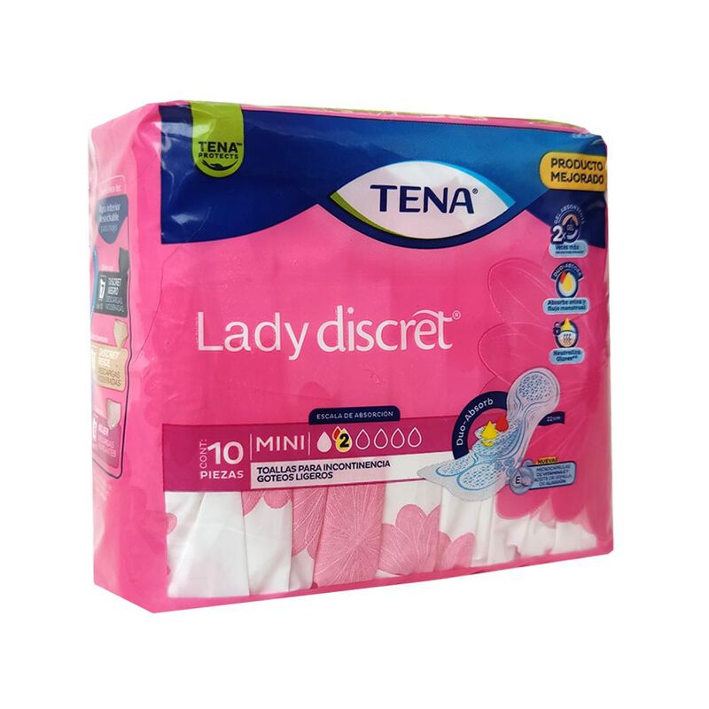 Toallas Tena Lady Mini 10pzs image number null