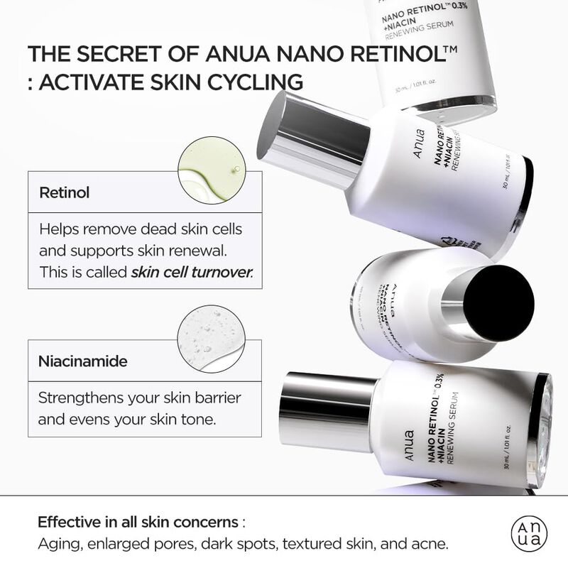 S&eacute;rum Anua Retinol 0.11% + Niacinamida 5% Antie... image number null