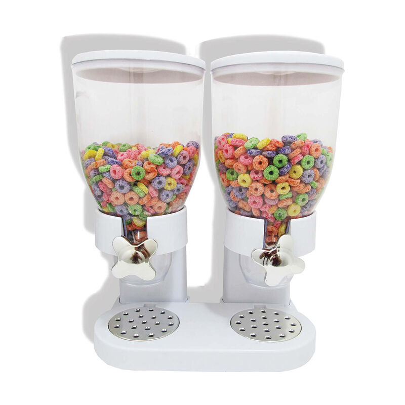 Dispensador De Cereal Doble Aquila Blanco image number null