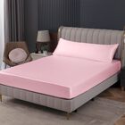 S&aacute;bana Ajustable Homiest Full De Bolsillo Profundo En Rosa Empolvado