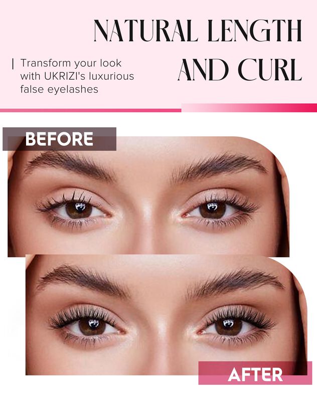 Pesta&ntilde;as Postizas Ukrizi Natural Look Wispy Uk2... image number null