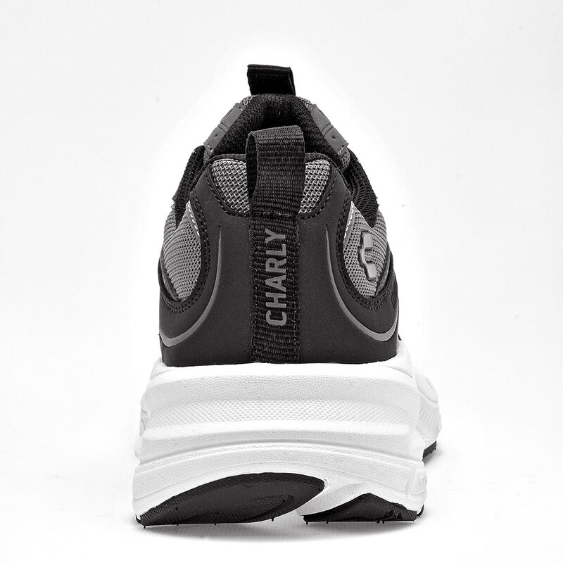Charly tenis deportivo para hombre gris negro c... image number null