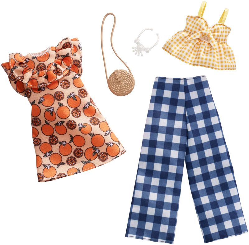 Paquete Moderno De Ropa De Barbie Con 2 Atuendo... image number null