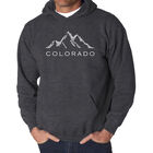 Sudadera Con Capucha Word Art Para Hombre - Pueblos de Ski de Colorado - Gris